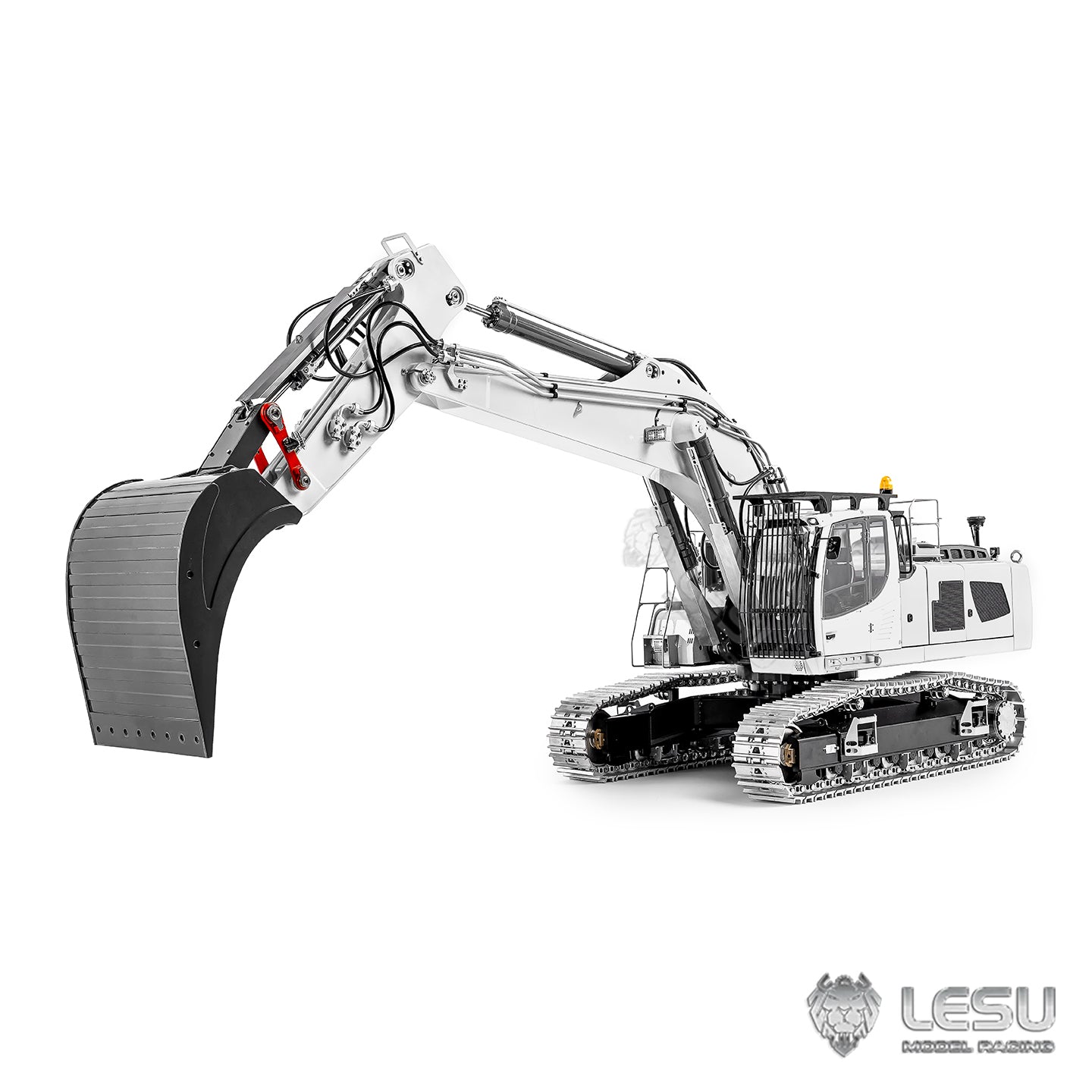 1/14 Hydraulic R956 Two-Section Arm Excavator Model BA-B0039 Motor Drive Version Dual Pump 6 Valve LESU