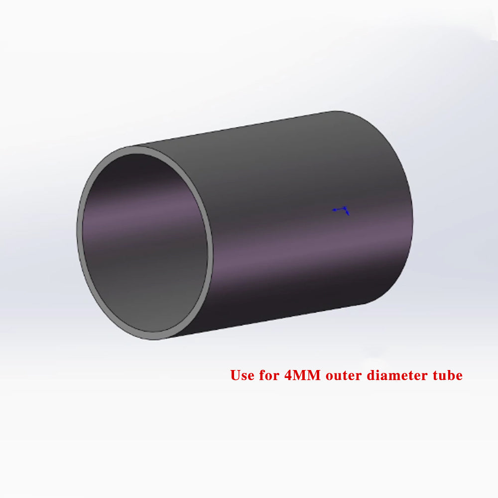 Hydraulic model nozzle with fixed sleeve nylon tube sleeve