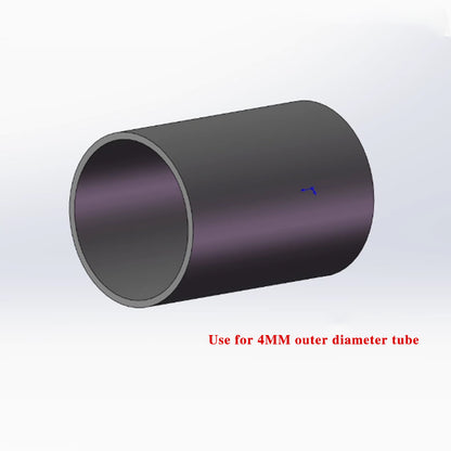 Hydraulic model nozzle with fixed sleeve nylon tube sleeve