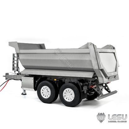 LESU 1/14 remote control toy model full trailer dump truck front hydraulic cylinder lifting U bucket LS-A0051-D