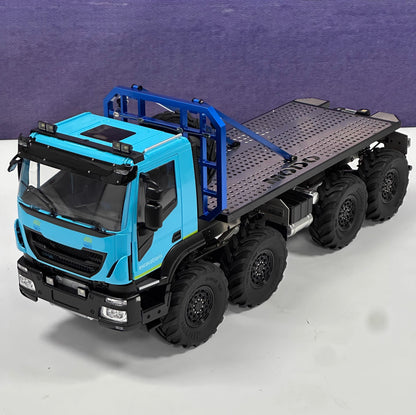 MD Model 1/14 Iveco Mercedes 8X8 Climbing Car Complete Vehicle Integrated Bridge Set Electric Remote Control Car
