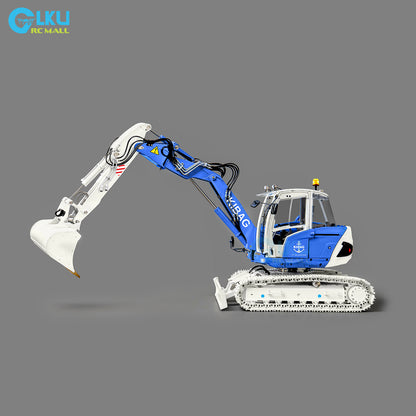 LESU Model 1/14 Dual-Pump 9-Valve MC15 Tracked 4-Arm Excavator BA-B0042