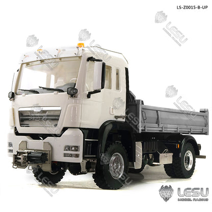 LESU 1/14 Tamiya Truck Model Toy Full Drive 4X4 High Torque Dump Toy