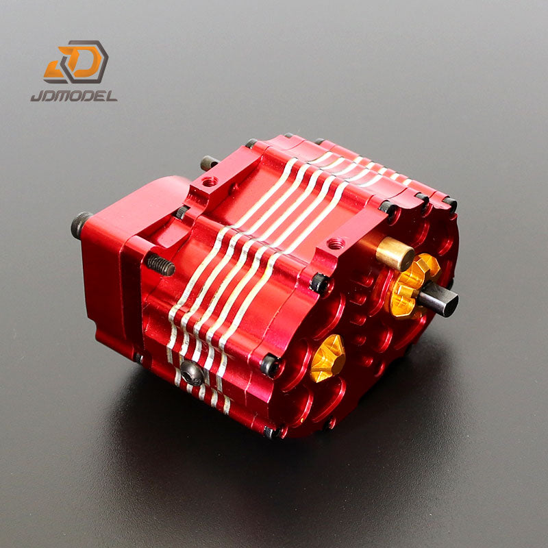 JDMODELJDM-72 1:64 reduction ratio 1:14 tractor two-speed planetary gearbox dump mud climbing gearbox