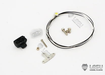 LED S-1284 simulation spotlight accessories suitable for Tamiya 1/14 RC truck engineering vehicle model upgrade modification