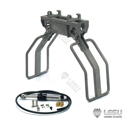 LESU 1/14 Simulation Heavy Forklift Model Toy Aoue-LD160S Forklift Attachment Collection