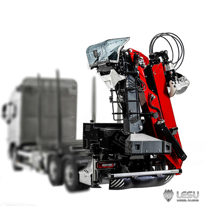 1/14 Truck Tractor Model Hydraulic Truck Crane Timber Crane with Flying Arm LS-A0002 Tamiya 8-way Valve