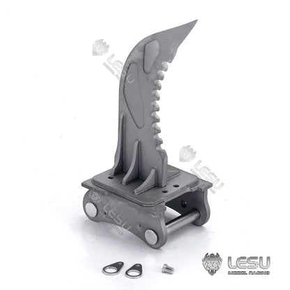LESU 1/14 simulation hydraulic excavator PC360, wheel excavator, small short tail modified quick release straight blade ripper accessories