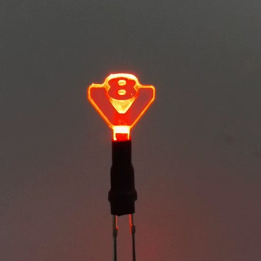 DG RC Tamiya 1/14 V8 Truck Emblem (56352) for MAN 620 Model (Dashboard Light)