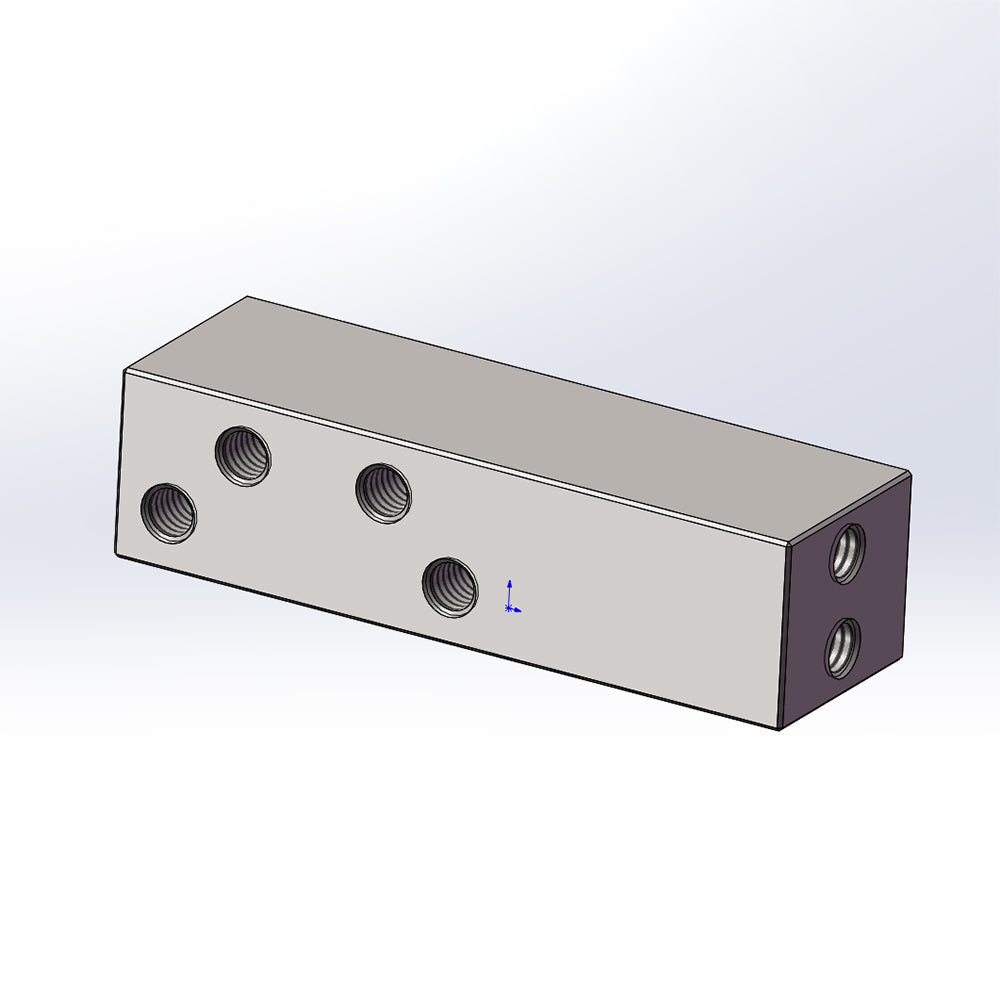 CUT main arm cylinder oil distributor block model universal accessories