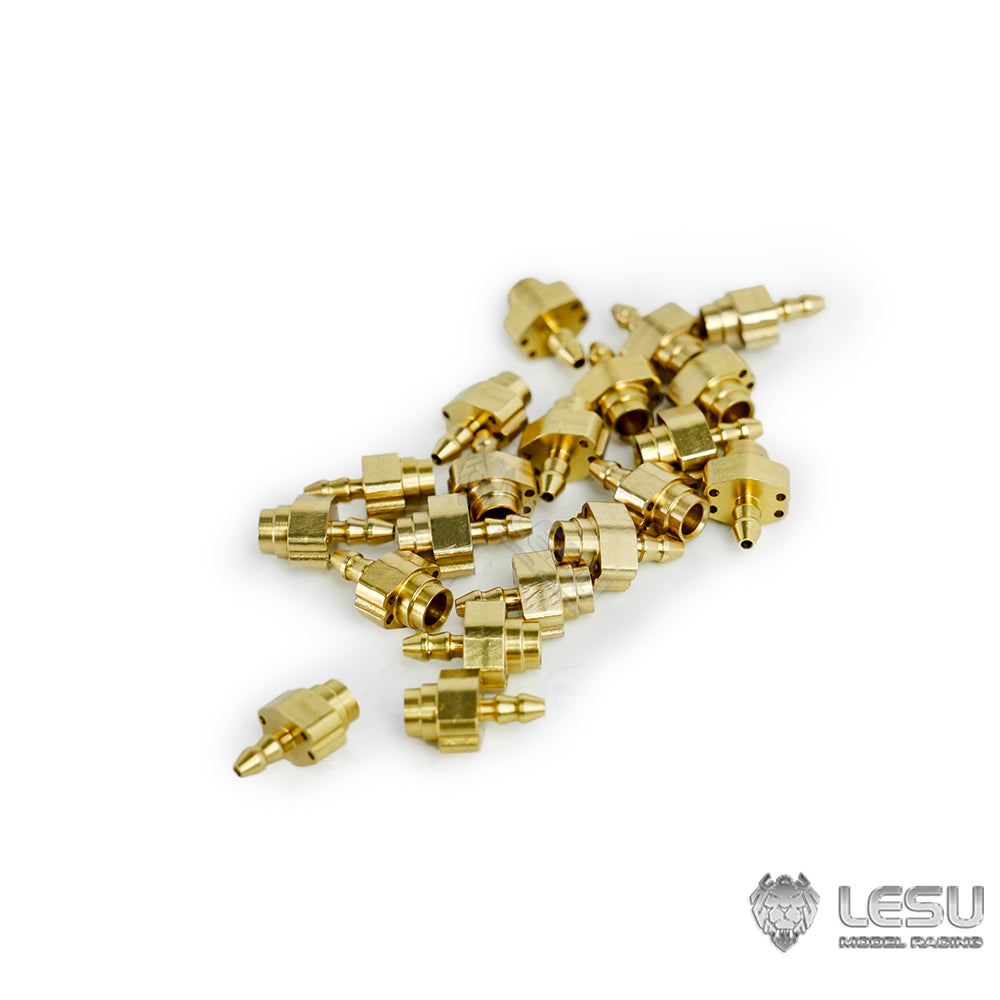 Hydraulic model modified copper tube welding oil nozzle welding outer diameter 3 copper tube connected to outer diameter 3 inner diameter 2 nylon tube