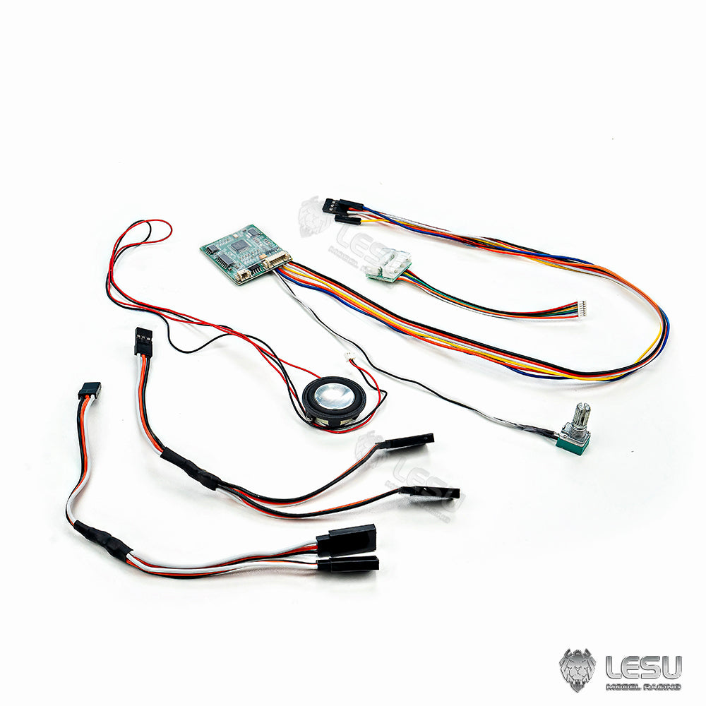 LESU 1/14 Truck Engineering Machinery Model Toy Electronic Equipment Kit EL-001 Light and Sound
