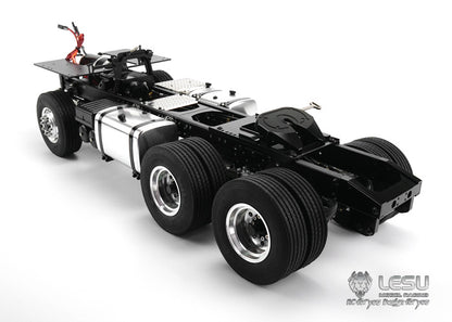 LESU 1/14 Tamiya Scania R620 R470 tractor truck 6X6 metal chassis tractor remote control toy model