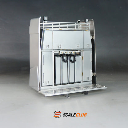 Sscaleclub Model for Tamiya 1/14 RC Engineering Heavy Duty Towing Truck Model Toy Metal Equipment Rack Toolbox Upgrade Parts