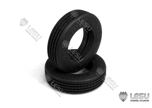 1/14 Truck Small Tire S-1287-1 Diameter 52MM High Quality Rubber Tire Suitable for Semi-trailer LESU
