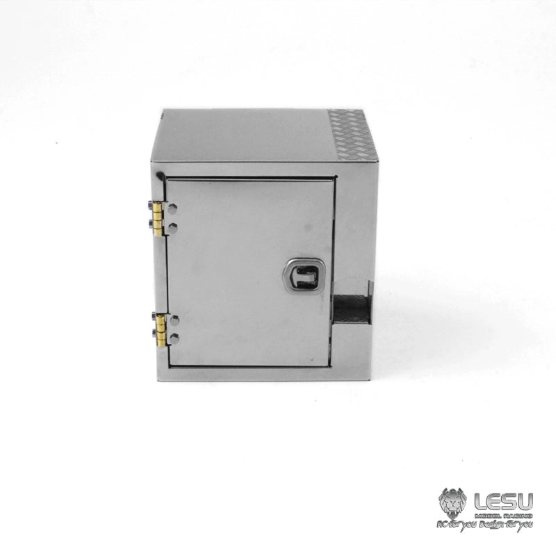 G-6167 For Tamiya 1/14 RC Truck Simulation Metal Tool Box Stainless Steel Decoration Upgrade Modification Accessories LESU