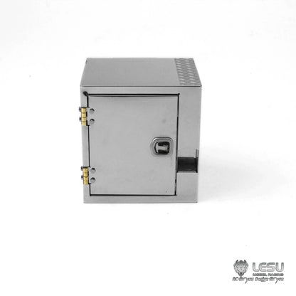 G-6167 For Tamiya 1/14 RC Truck Simulation Metal Tool Box Stainless Steel Decoration Upgrade Modification Accessories LESU