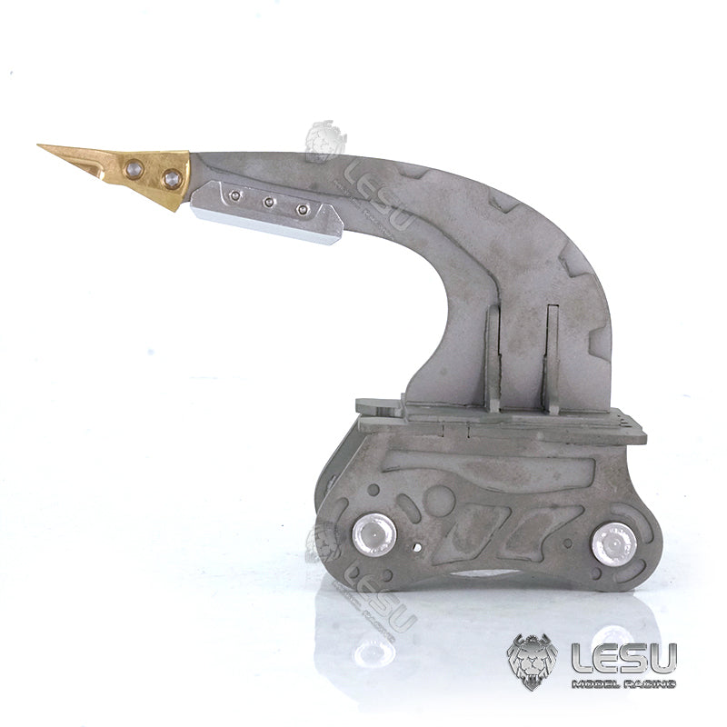 LESU 1/14 Engineering Hydraulic Excavator CAT 374F Modified Quick Release Curved Blade Ripper Attachment