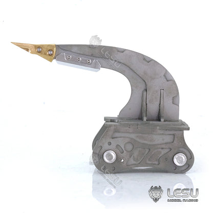 LESU 1/14 Engineering Hydraulic Excavator CAT 374F Modified Quick Release Curved Blade Ripper Attachment