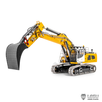 LESU 1/14 Aoue LR956 2-section boom RC hydraulic excavator model toy RTR BA-B0039