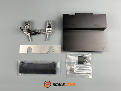 scaleclub 1/14 Tamiya Scania 770S upgraded simulation front buckle mechanical suspension