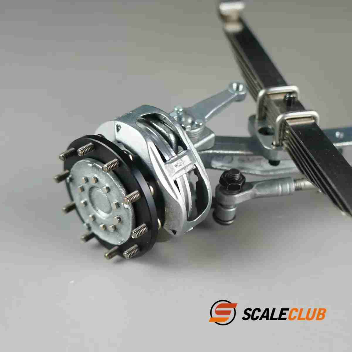 scaleclub 1/14 Tamiya tractor truck dump truck metal non-powered tilt front axle brake caliper