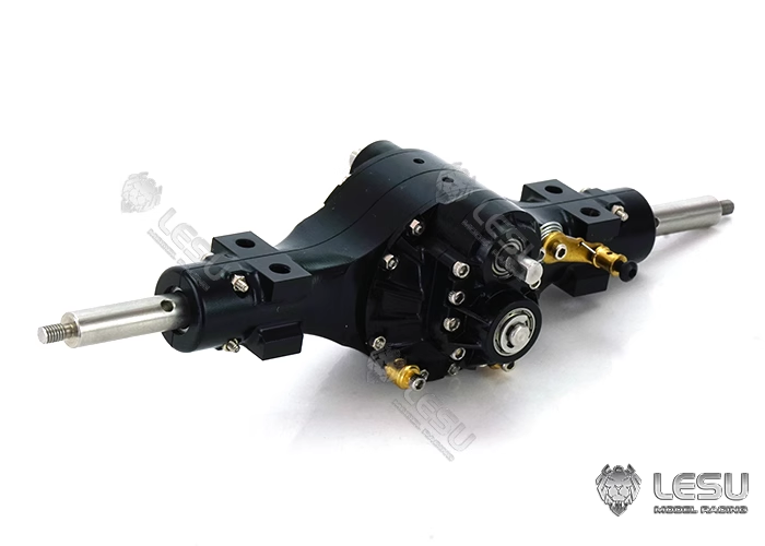 1/16 truck tractor DIY German bruder axle upgrade 10003 rear through bridge differential lock version LESU model
