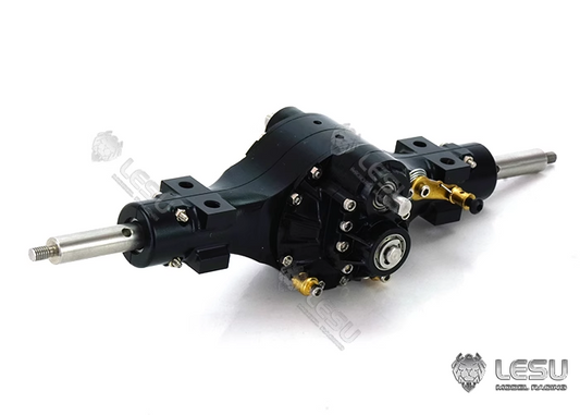 1/16 truck tractor DIY German bruder axle upgrade 10003 rear through bridge differential lock version LESU model