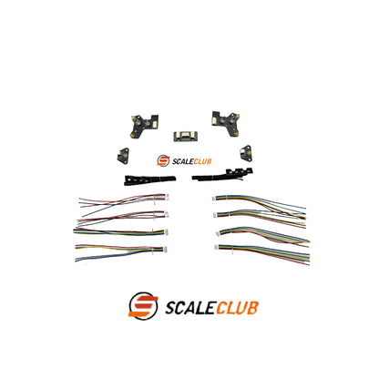 Scaleclcub model Mercedes Benz 3363 low roof engineering mud head body shell supporting light group module module