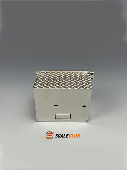 SCALECLUB 1/14 Tamiya Scania 770S Heavy Duty Trailer Upgrade Stainless Steel Metal Exhaust