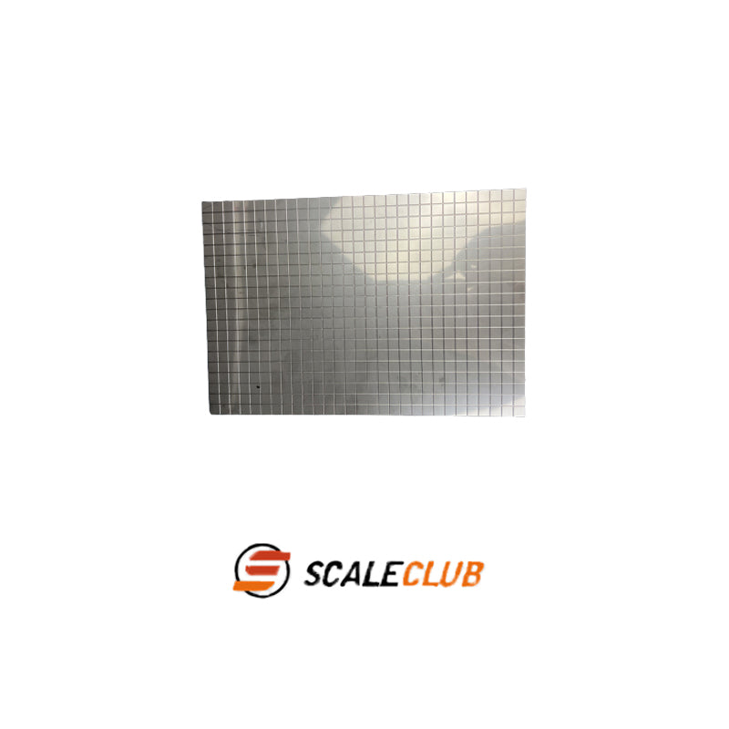 SCALECLUB Truck Climb Trailer Truck Remote Control Simulation Model Stainless Steel Tread Plate Anti-Skid Plate