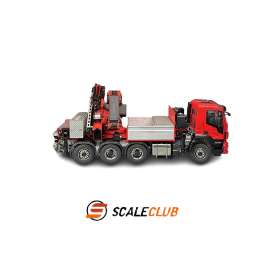 Scaleclub 1/14 Iveco 8x8 with rear steering F1650 truck crane