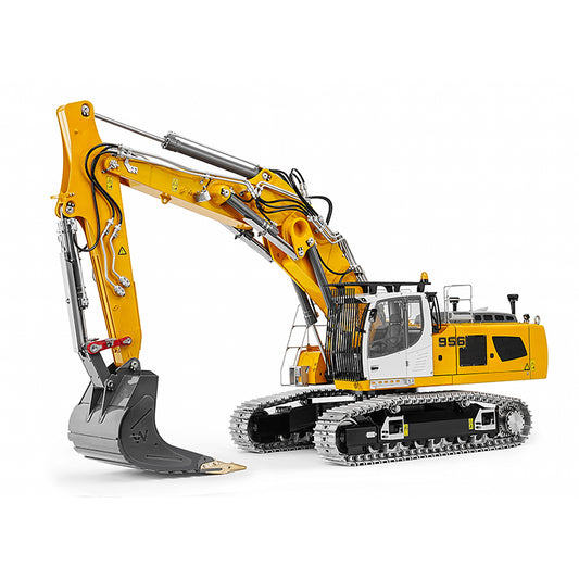 LESU 1/14 LR956 three-section arm hydraulic remote control model excavator BA-B0040 motor drive version double pump 7 valves