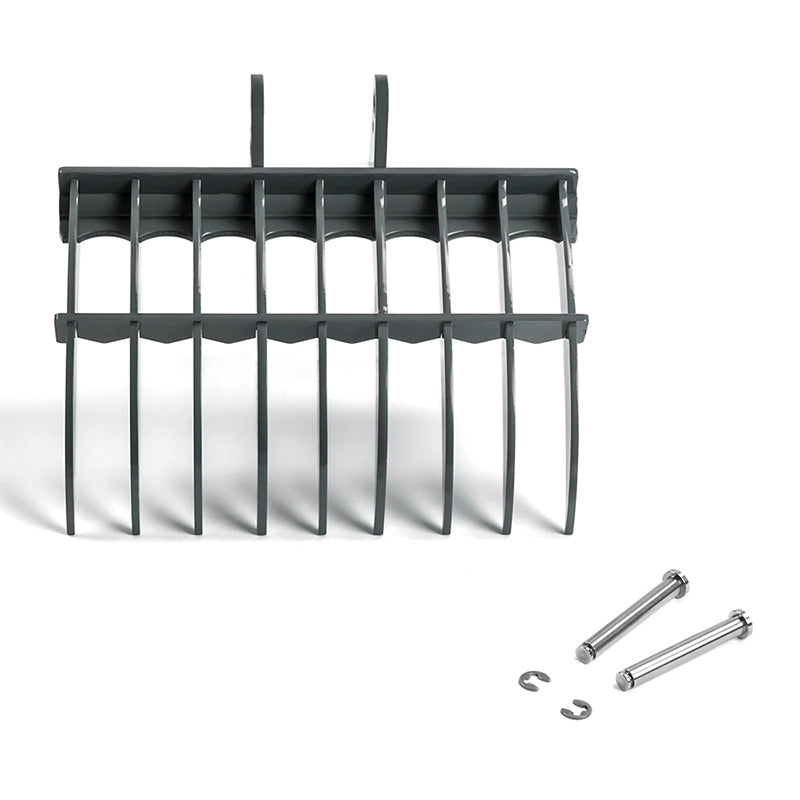 LESU 1/14 Engineering Machinery Model Excavator ET35 Modified Quick-Removal Metal Rake Bucket Attachment