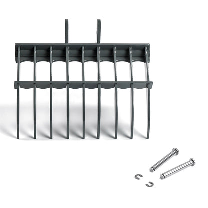LESU 1/14 Engineering Machinery Model Excavator ET35 Modified Quick-Removal Metal Rake Bucket Attachment