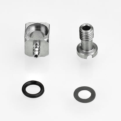 LESU Y-1544-B modified stainless steel precision elbow M3 nozzle suitable for nylon 2*1MM oil pipe