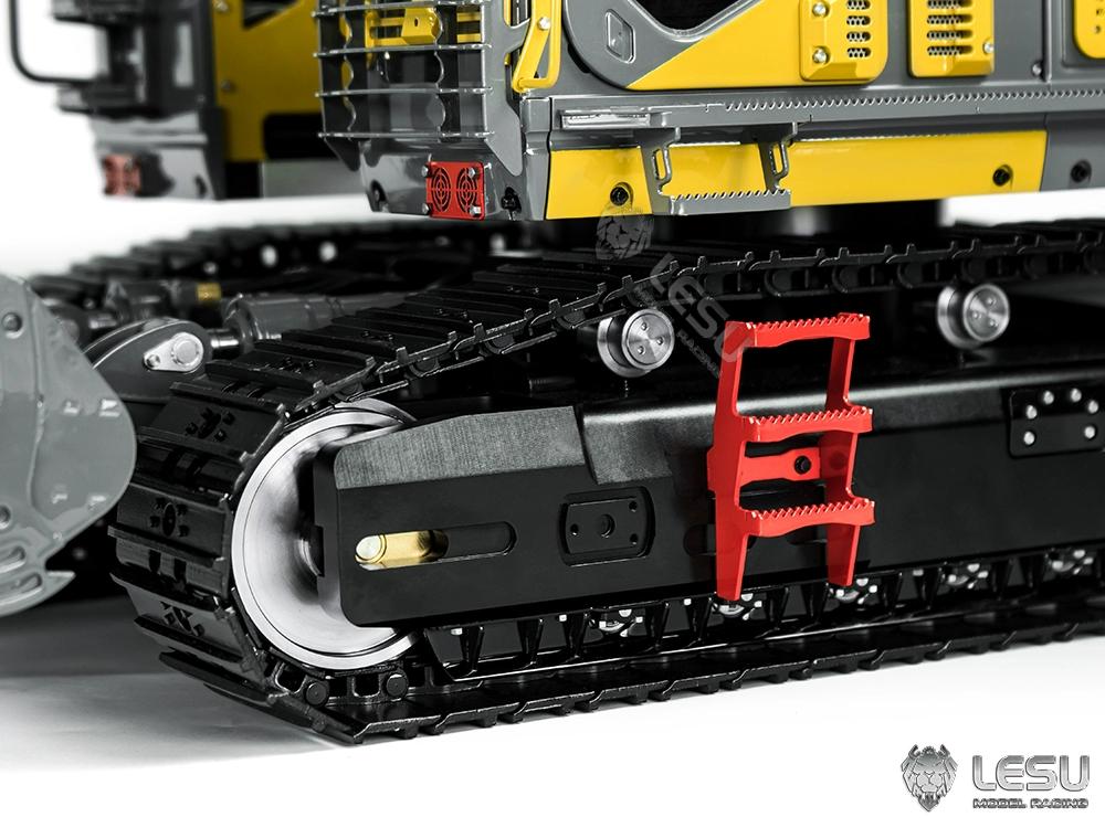 LESU 1/14 Heavy Hydraulic Excavator Model 7-way Valve Aoue ET35 Large Short Tail with Front Shovel Crawler Hydraulic Excavator