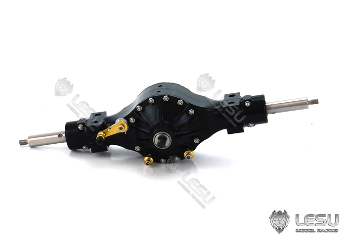 1/16 truck tractor DIY German bruder axle upgrade 10002 metal rear axle differential lock version LESU model