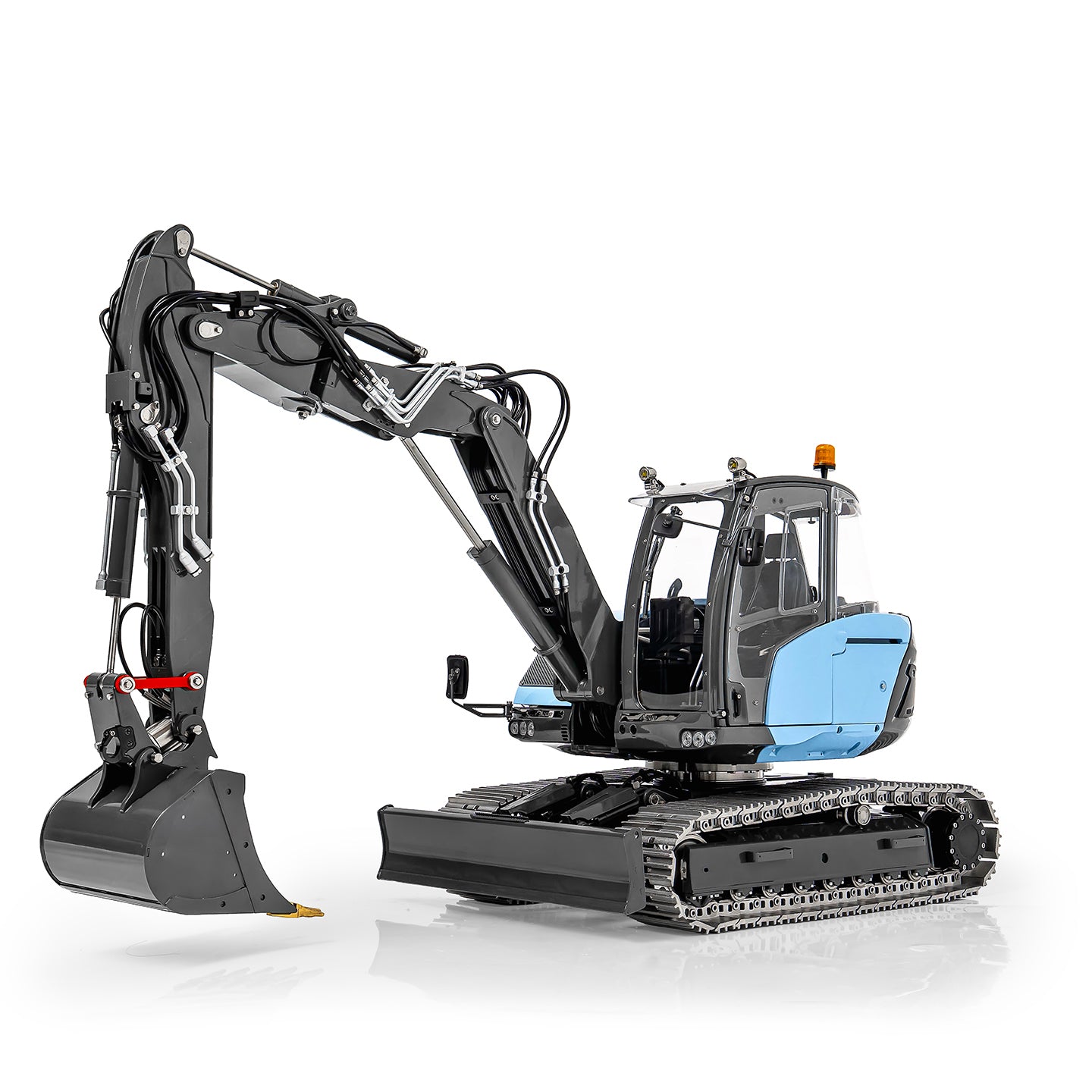 LESU Model 1/14 Dual-Pump 9-Valve MC15 Tracked 4-Arm Excavator BA-B0042