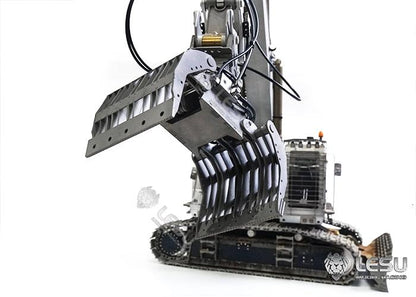 LESU 1/14 engineering vehicle model toy full metal hydraulic excavator modification upgrade quick release hydraulic gripper attachment