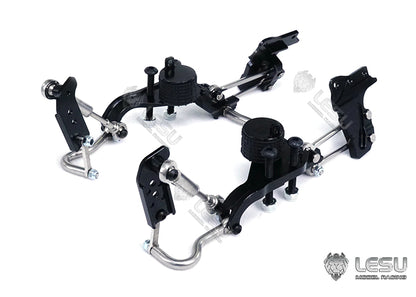 1/14 simulation truck model Tamiya modified accessories X-8022-B steering axle shock absorber airbag suspension LESU