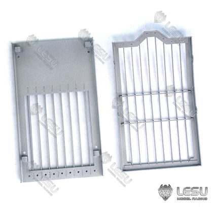 LESU 1/14 C374F excavator cab upper and lower guardrails can be equipped with headlights DIY excavator modification parts