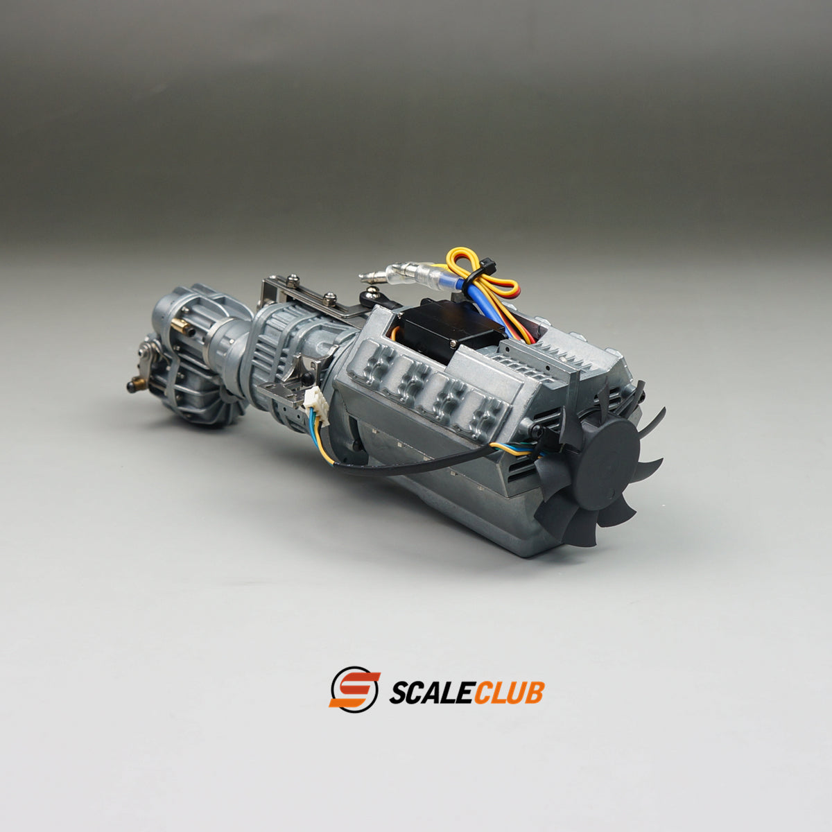 Scaleclub Metal 27T Front and Rear Differential Transfer Drive Integrated Gearbox Suitable for 1/14 RC Truck Model Toy Parts