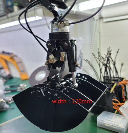 MTRC 1:14 Hydraulic Excavator Model Grab Bucket