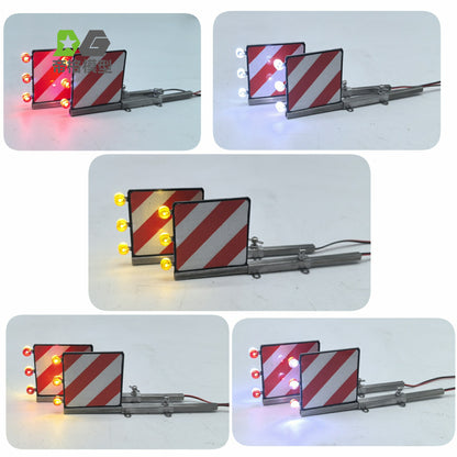 DG Model Tamiya 1/14 Tow Truck Width Indicator, Warning Sign, Trailer Light