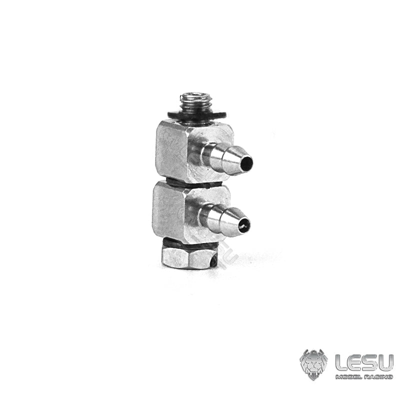 Hydraulic model modified stainless steel precision M3 threaded joint elbow nozzle nylon oil pipe installation LESU