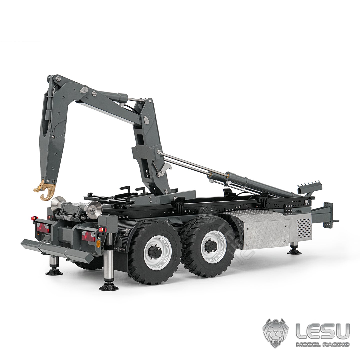 6×6 Telescopic Full‑Dump Trailer, RC Hydraulic Tipper Engineering Trailer Model, LS‑A0066‑A