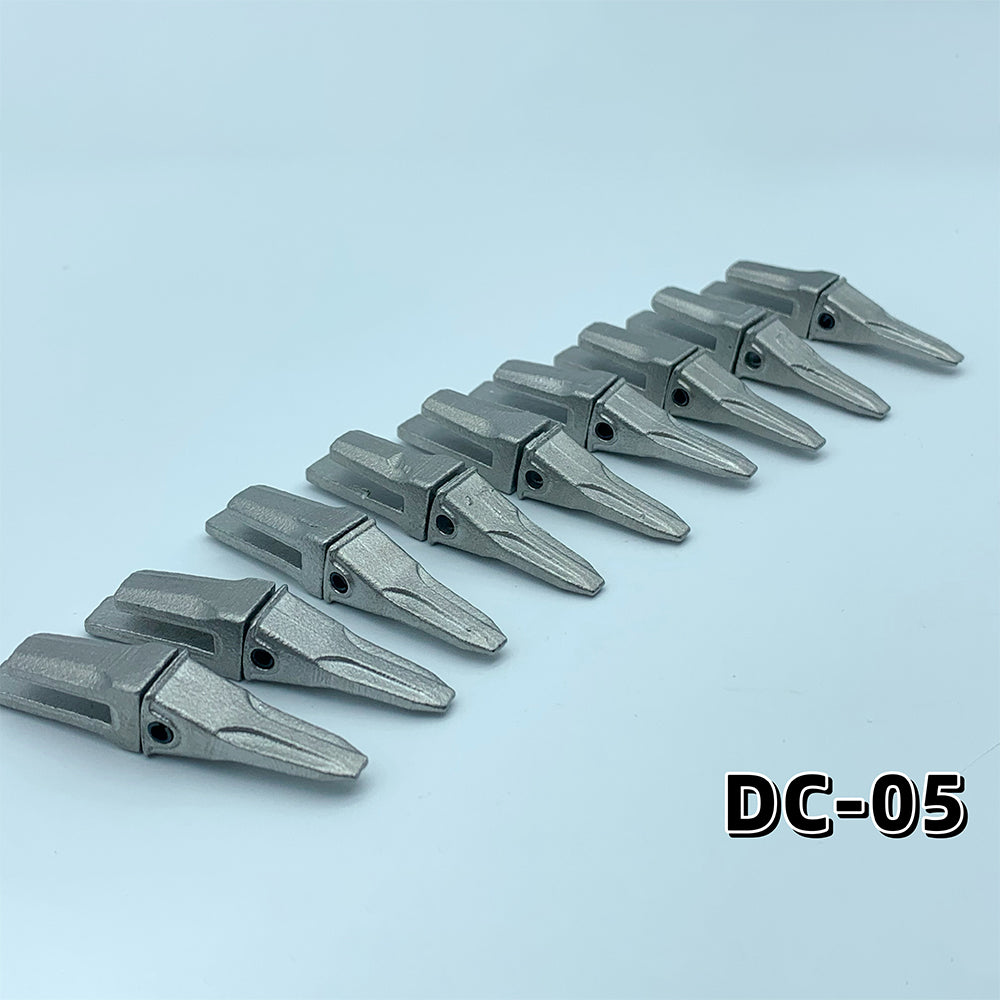 CUT Model 1/14 Excavator Model Welded Bucket Teeth Split Simulation Bucket Teeth Stainless Steel Bucket Teeth
