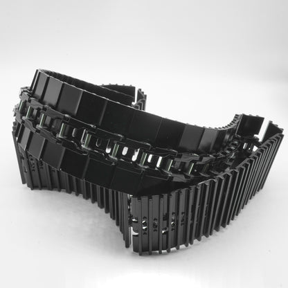 CUT-LD-02 CUT 1/12 Hydraulic Excavator Zinc Alloy Track with Three Rebars 55MM Width