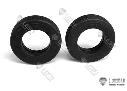 1/14 Truck Small Tire S-1287-1 Diameter 52MM High Quality Rubber Tire Suitable for Semi-trailer LESU